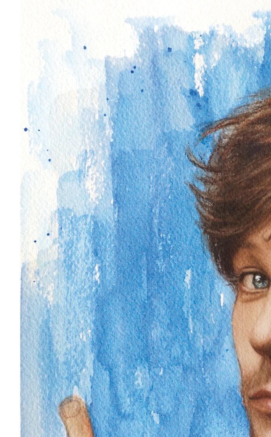 Louis Tomlinson Art Print - Watercolor Illustration