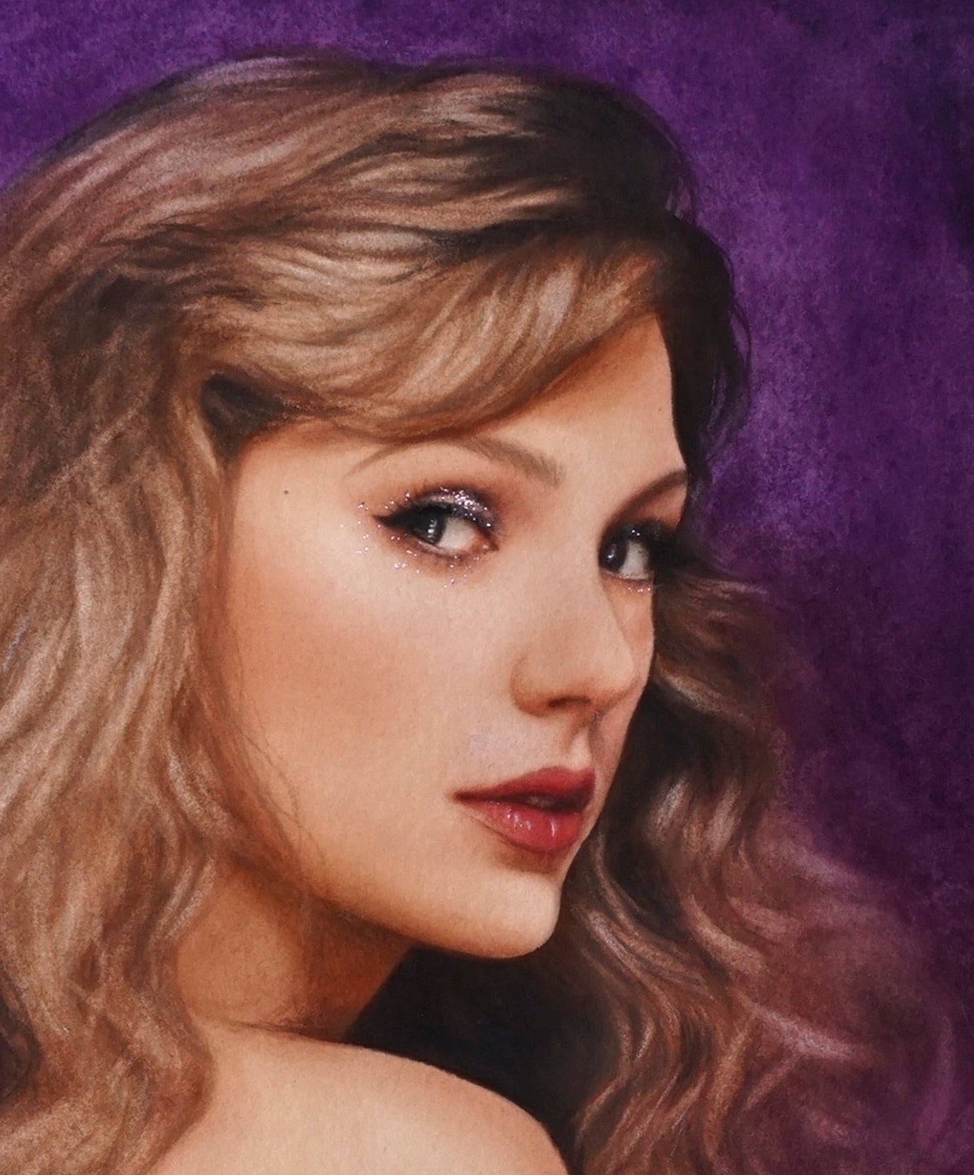 Taylor Swift Print - Enchanted acuarela