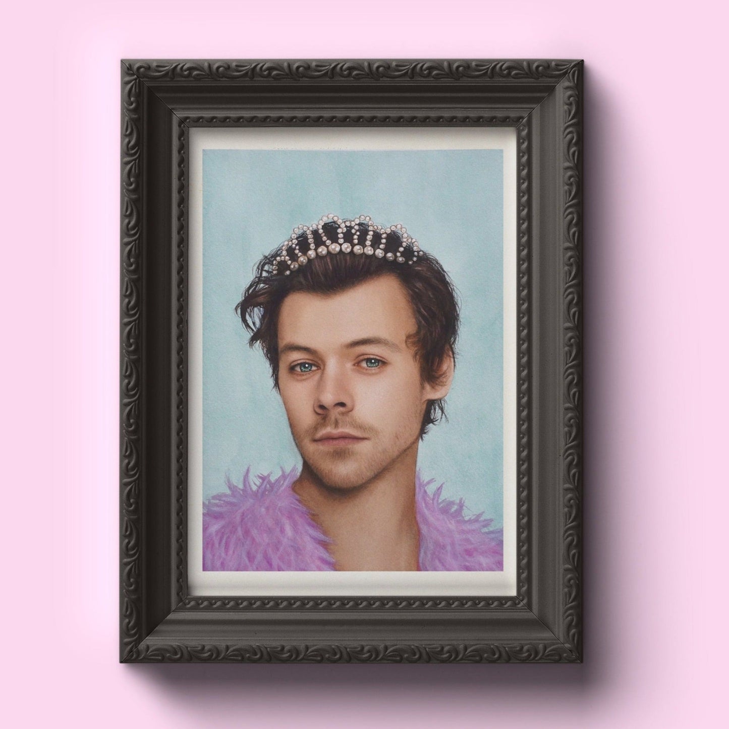 Cute Harry Styles Watercolor painting