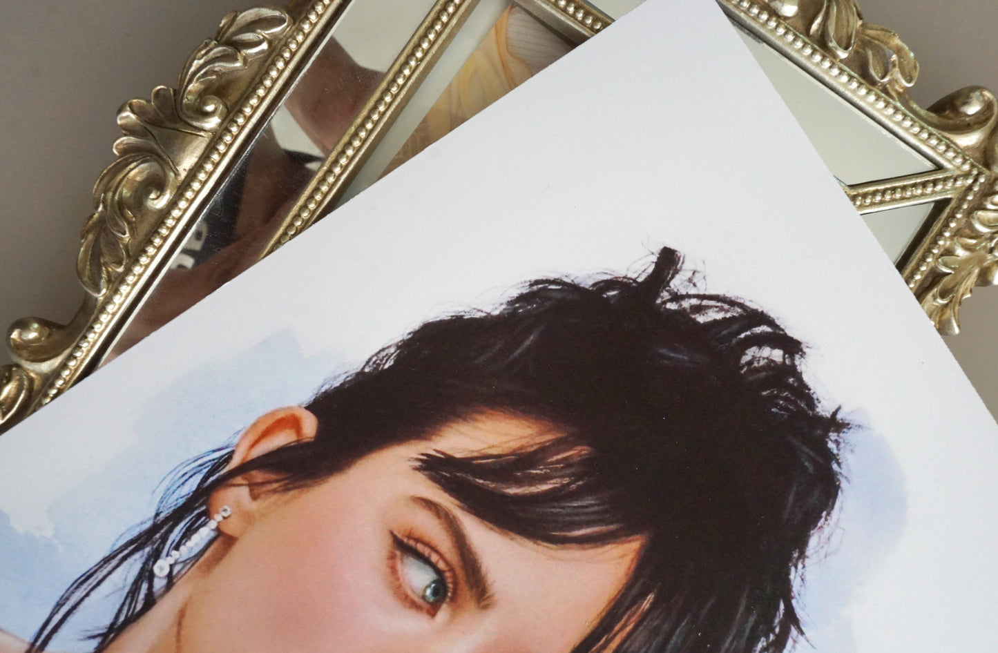 Billie Watercolor Print  - Princess Met Gala illustration