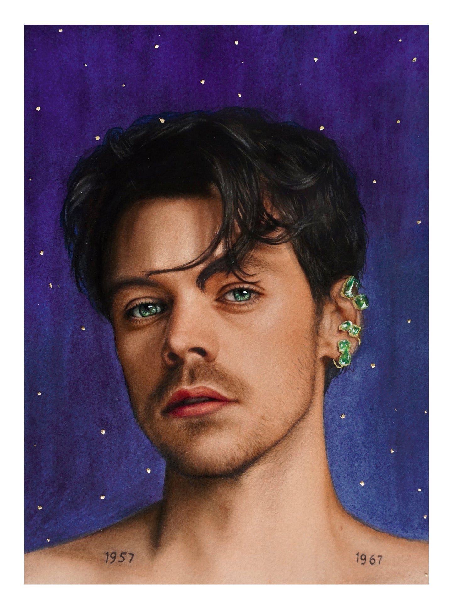 Harry Styles Art Print - Watercolor Illustration