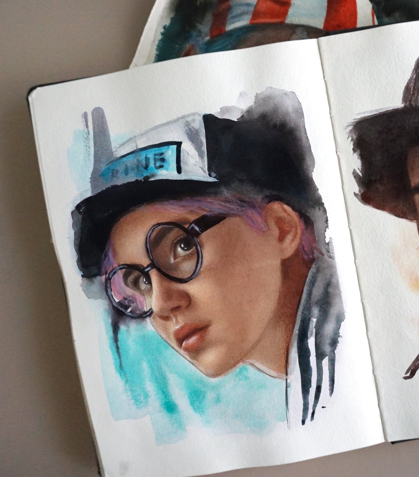 Coby One piece - Watercolor Art Print