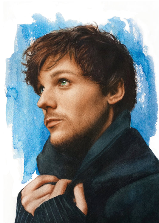 Blue eyes - Impresión Giclée