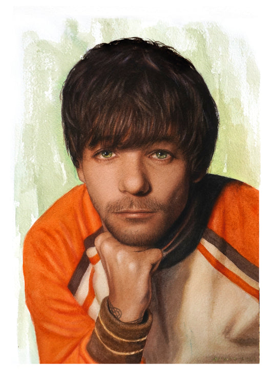 Louis Tomlinson - Watercolor Illustration Art Print