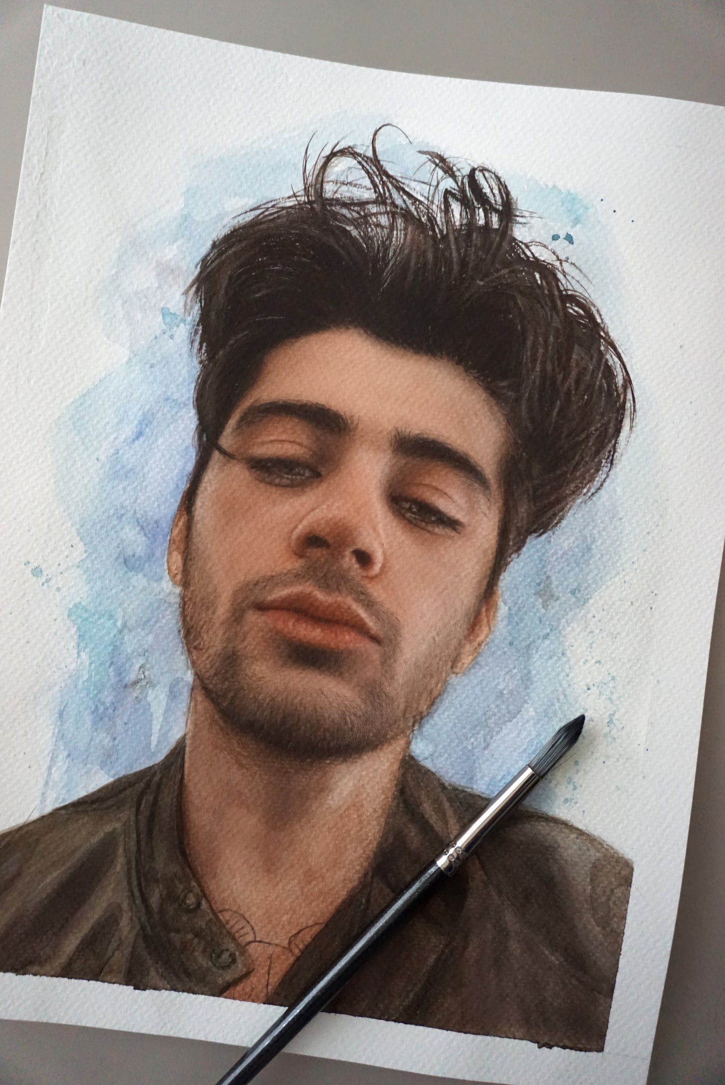 Zayn Malik- Watercolor Painting