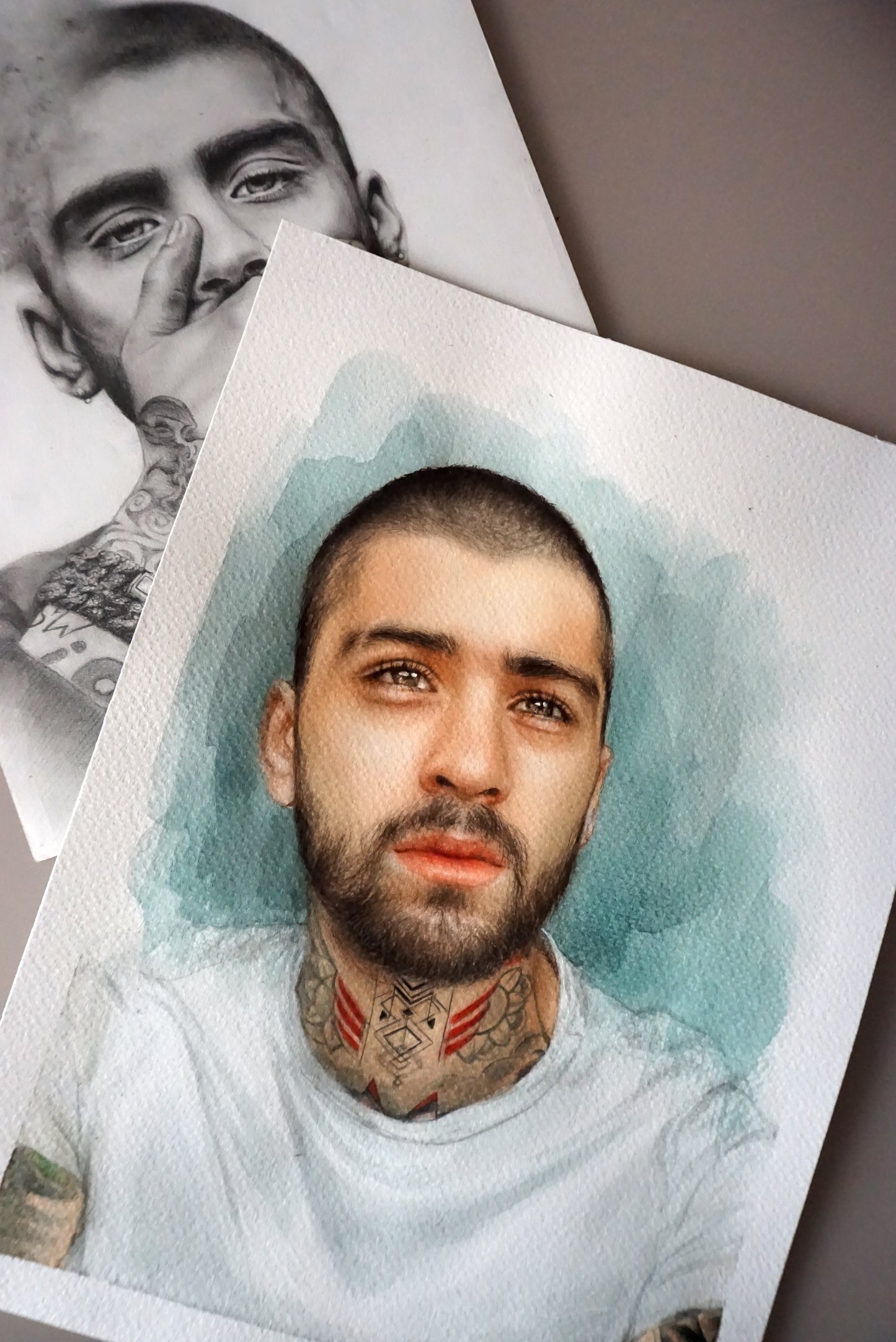 Zayn Malik- watercolor painting